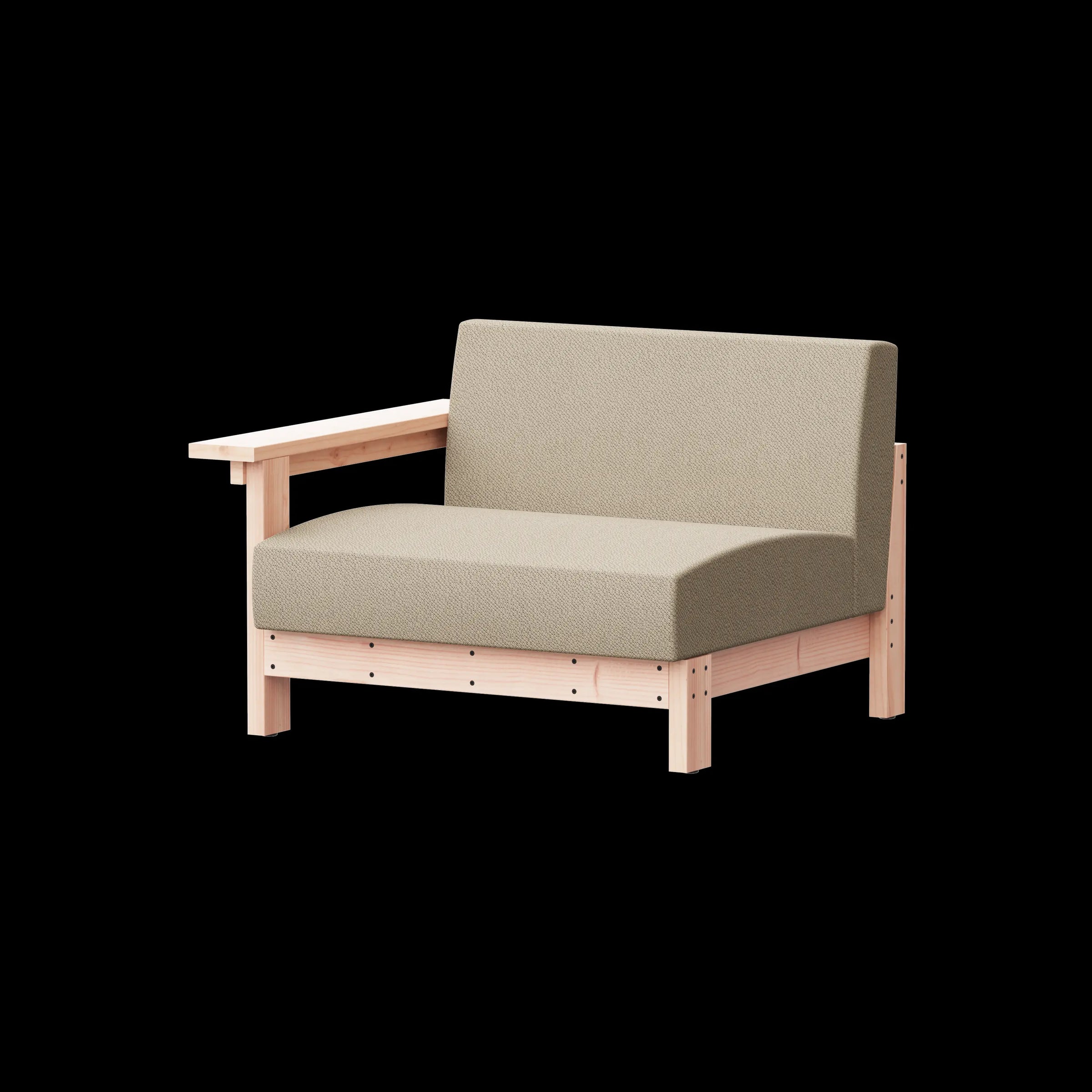 SOFA 1.5P ONE ARM - Kobo Lounge Series