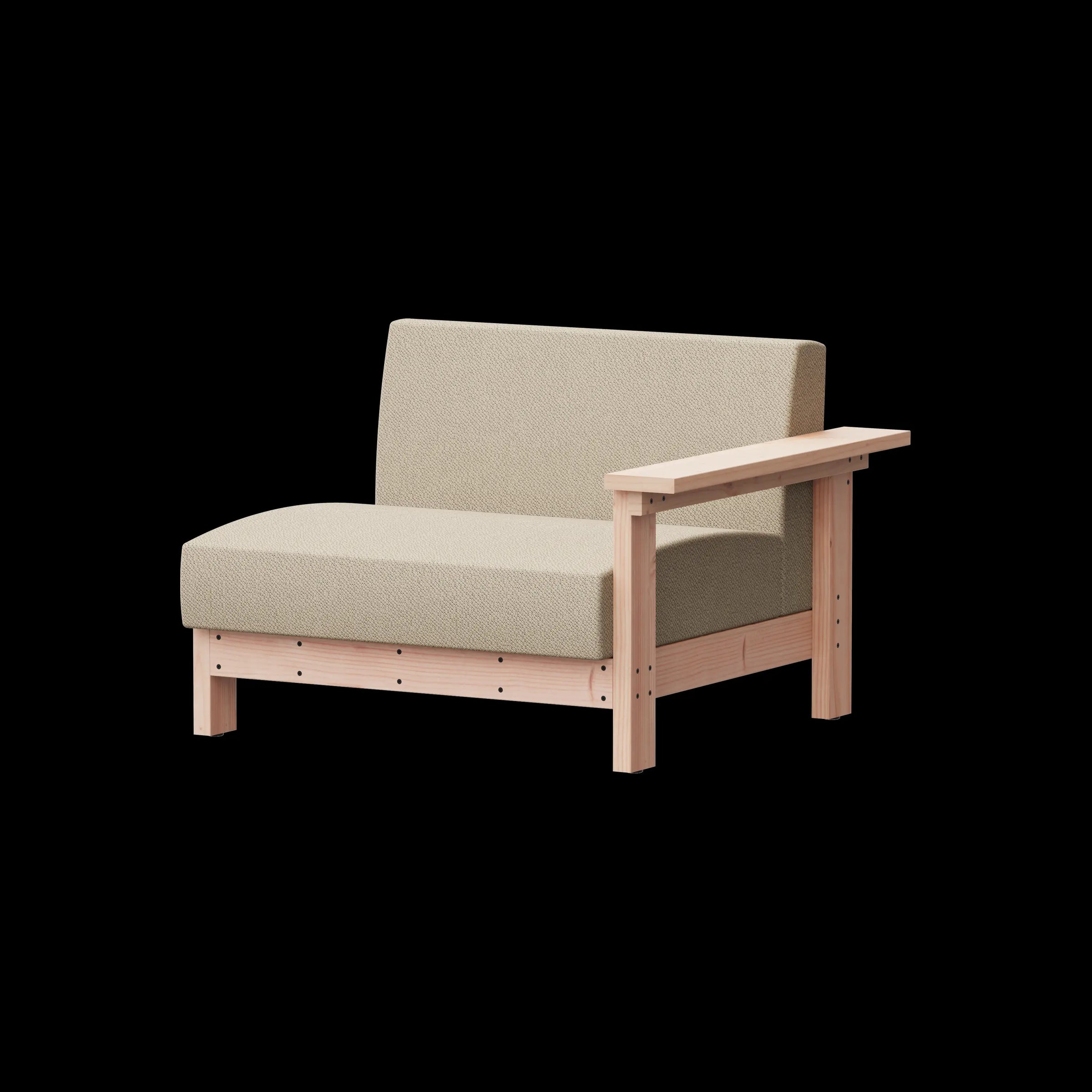 SOFA 1.5P ONE ARM - Kobo Lounge Series